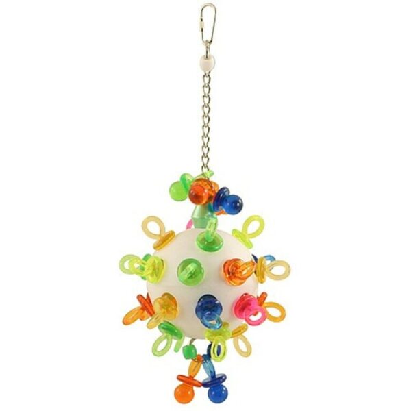 Super Binkies Hanging Wiffle Ball Parrot Toy – Large - Image 2