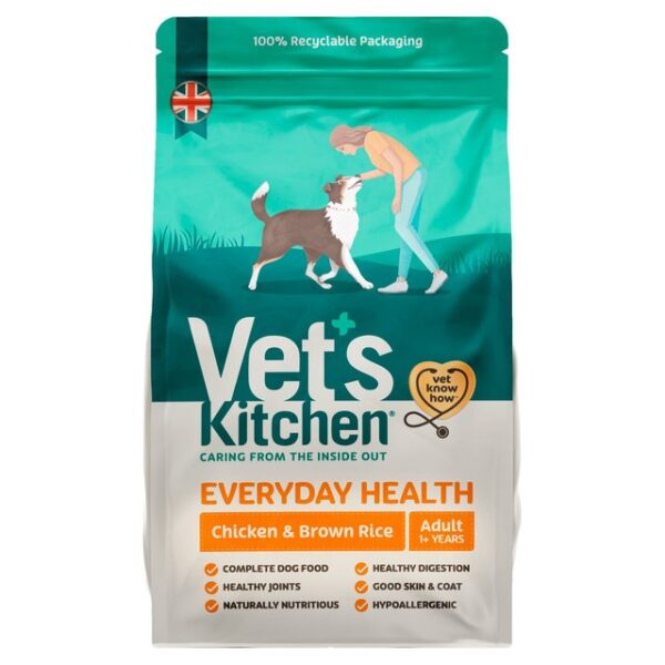 Vet’s Kitchen Everyday Health Adult Dry Dog Food Chicken & Brown Rice
