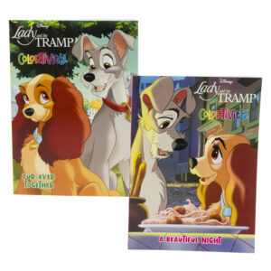 80pg Lady and The Tramp Coloring Book- 2 Asst.