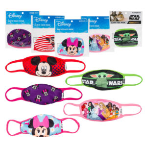 Disney Kids Face Mask- 6 Assortments