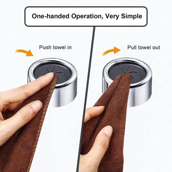 8 Pack Kitchen Towel Holder - Image 2