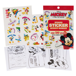 Mickey and Friends 100pc Reward Stickers Booklet