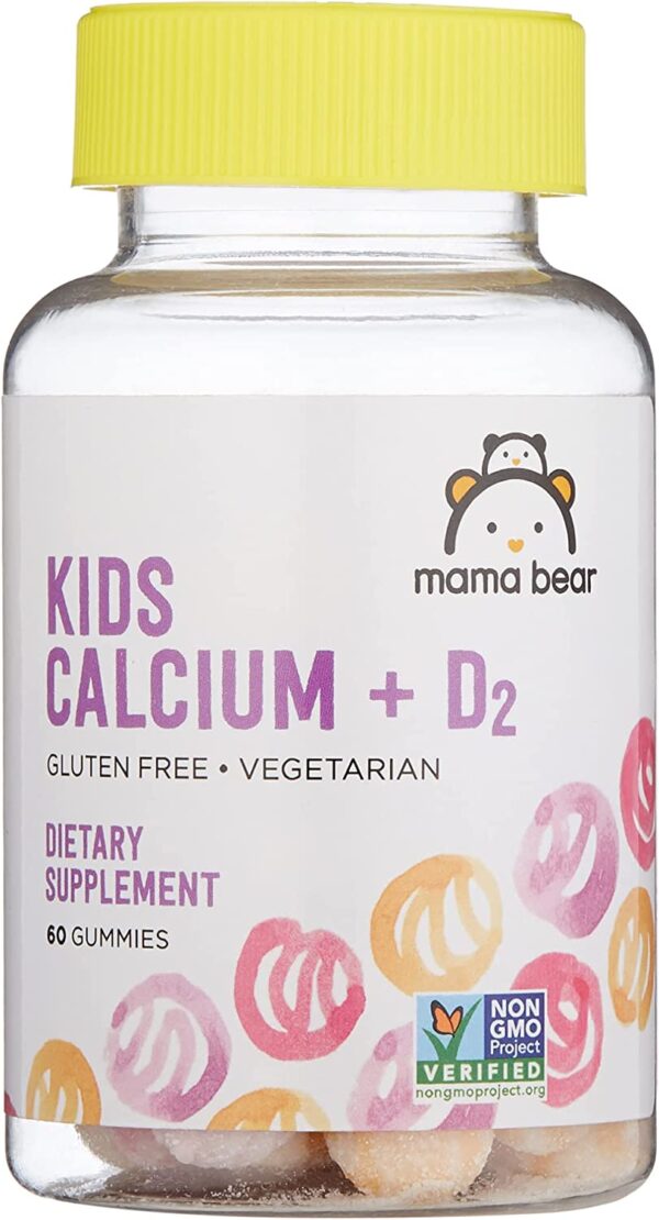 Amazon Brand – Mama Bear Kids Calcium + D